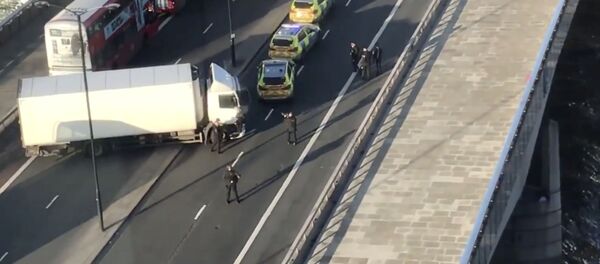 The scene on London Bridge in the aftermath of a reported shooting,  in London, Britain, November 29, 2019 in this still image obtained from a social media video.  - Sputnik International