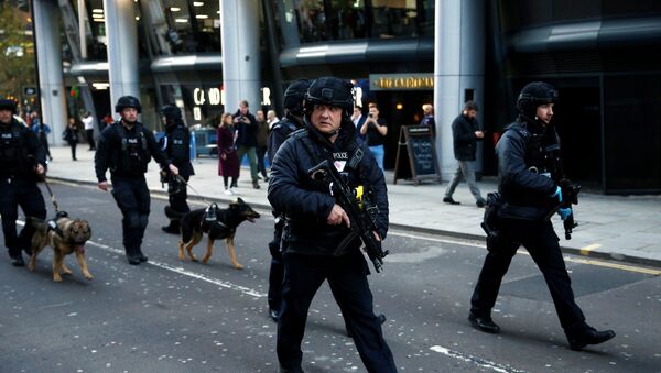 Police Officers Near the Site of an Incident at London Bridge - Sputnik International