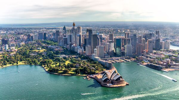 Aerial view of Sydney Harbor and Downtown Skyline, Australia - Sputnik International