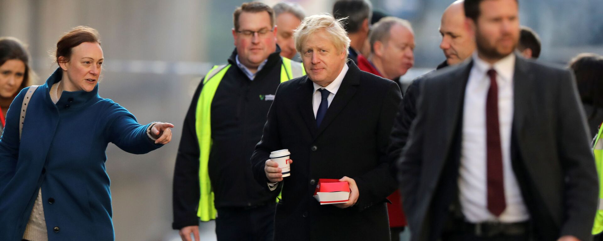 Britain's Prime Minister Boris Johnson Visits the Scene of a Stabbing on London Bridge - Sputnik International, 1920, 30.11.2019