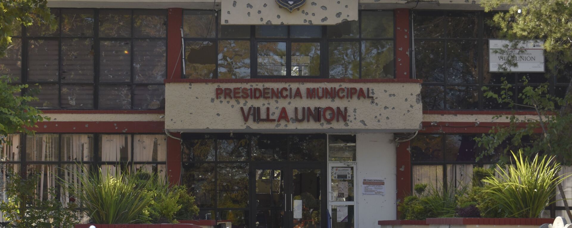 City Hall of Villa Union is Riddled with Bullet Holes - Sputnik International, 1920, 23.09.2023