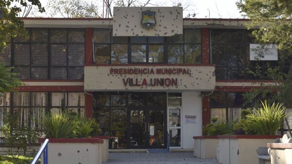 City Hall of Villa Union is Riddled with Bullet Holes - Sputnik International
