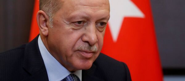 FILE PHOTO: Turkish President Recep Tayyip Erdogan attends a meeting with Russian President Vladimir Putin in the Black sea resort of Sochi, Russia, 22 October 2019 FILE PHOTO: Turkish President Recep Tayyip Erdogan attends a meeting with Russian President Vladimir Putin in the Black sea resort of Sochi, Russia, 22 October 2019 - Sputnik International