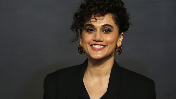 Bollywood actress Taapsee Pannu poses during the opening ceremony of the 21st MAMI Mumbai film festival in Mumbai, India, Thursday, Oct. 17, 2019 - Sputnik International