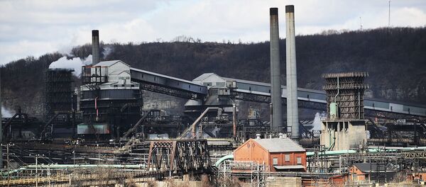 The United States Steel Corporation plant stands in the town of Clairton on March 2, 2018 in Clairton, Pennsylvania. The United States Steel Corporation plant stands in the town of Clairton on March 2, 2018 in Clairton, Pennsylvania. - Sputnik International