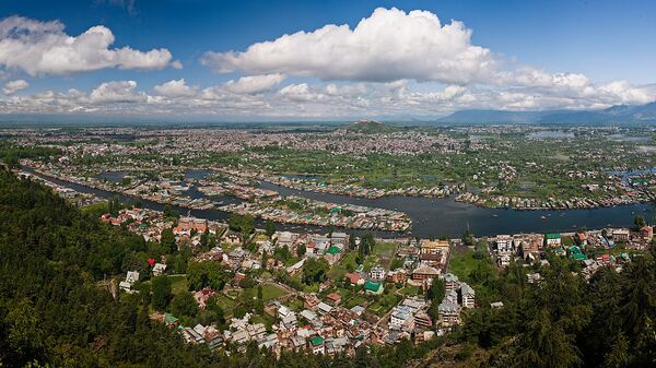 View of Dal Lake and the city of Srinagar - Sputnik International