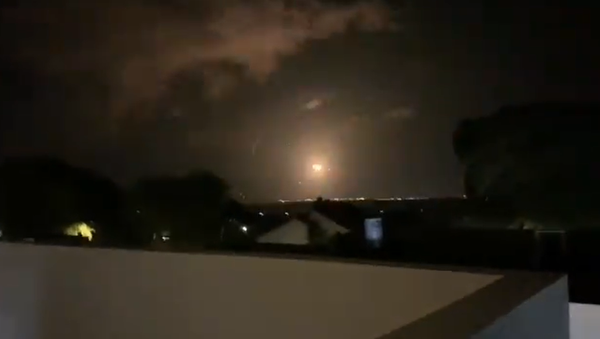 Iron Dome intercepts rockets fired from Gaza on 7 December, 2019 - Sputnik International