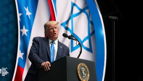 U.S. President Donald Trump delivers remarks at the Israeli American Council National Summit in Hollywood, Florida - Sputnik International