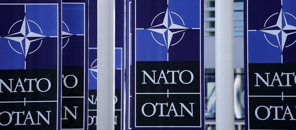 A picture taken on November 20, 2019 shows NATO flags at the NATO headquarters in Brussels, during a NATO Foreign Affairs ministers' summit. - NATO Foreign Affairs ministers are meeting ahead of a NATO leaders' summit in London on December 3 and 4, 2019 A picture taken on November 20, 2019 shows NATO flags at the NATO headquarters in Brussels, during a NATO Foreign Affairs ministers' summit. - NATO Foreign Affairs ministers are meeting ahead of a NATO leaders' summit in London on December 3 and 4, 2019 - Sputnik International