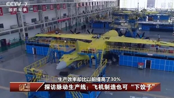 Special mission aircraft including anti-submarine aircraft are being built in a pulse assembly line at AVIC Shaanxi Aircraft Industry (Group) Corporation Ltd - Sputnik International