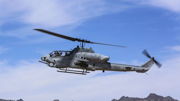 AH-1Z Viper at the Chocolate Mountain Aerial Gunnery Range, California - Sputnik International