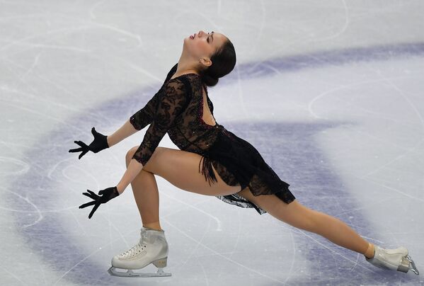 Russia's Alina Zagitova performs her ladies short programme at the Grand Prix of Figure Skating Final, in Turin, Italy - Sputnik International