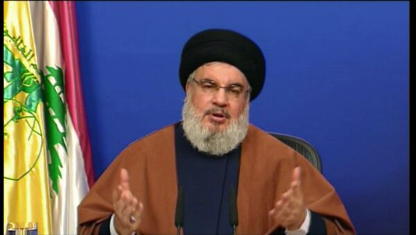 Hassan Nasrallah in Lebanon - Sputnik International