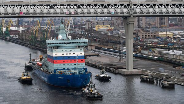 Russia Arktika Nuclear-Powered Icebreaker - Sputnik International