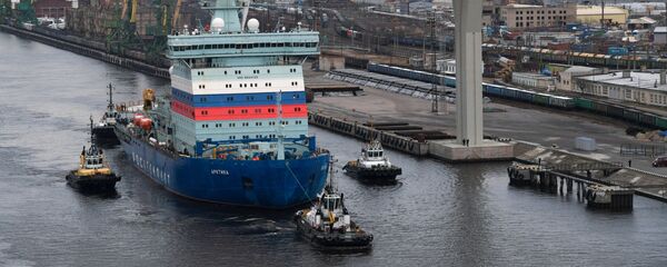 Russia Arktika Nuclear-Powered Icebreaker Russia Arktika Nuclear-Powered Icebreaker - Sputnik International