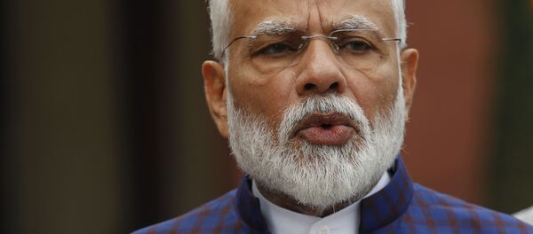 Indian Prime Minister Narendra Modi, addresses the media on the opening day of the winter session of the Parliament in New Delhi, India, Monday, Nov.18, 2019 - Sputnik International