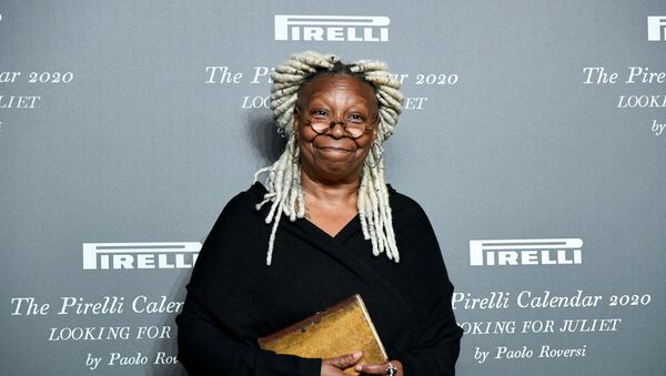 Actor Whoopi Goldberg poses at the launch of the Looking for Juliet 2020 Pirelli Calendar in the northern Italian city of Verona, Italy, December 3, 2019. - Sputnik International