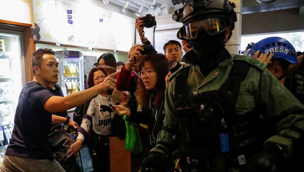 Anti-government protests in Hong Kong - Sputnik International