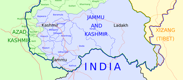 Map of Kashmir Map of Kashmir - Sputnik International