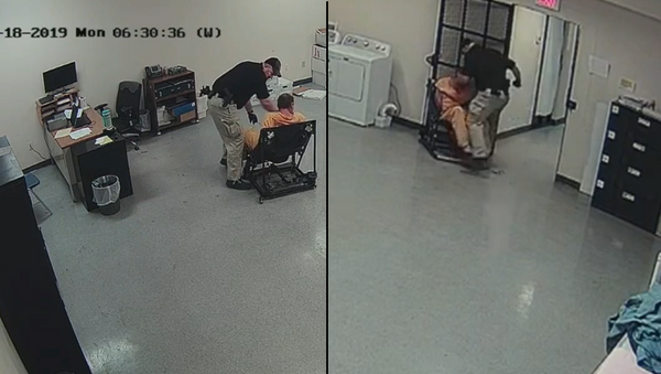 Video shows Pike County deputy punching and macing restrained prisoner - Sputnik International
