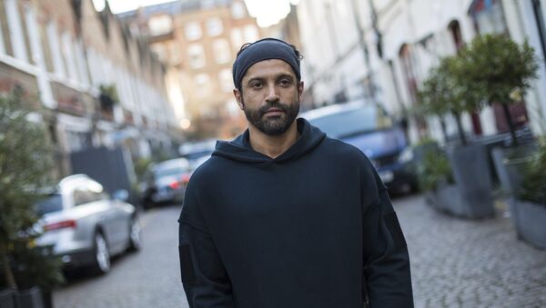 In this Feb 7, 2019, photo, actor and U.N. He for She Ambassador Farhan Akhtar poses for a portrait photograph in London. Farhan has expressed concern for the victims of sexual harrassment in Bollywood - Sputnik International