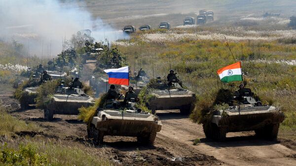  Indra 2016 joint Russian-Indian military exercise  - Sputnik International
