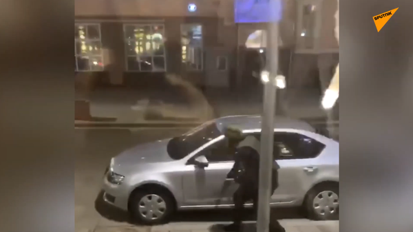 First video from scene of deadly shooting outside FSB building in Moscow - Sputnik International