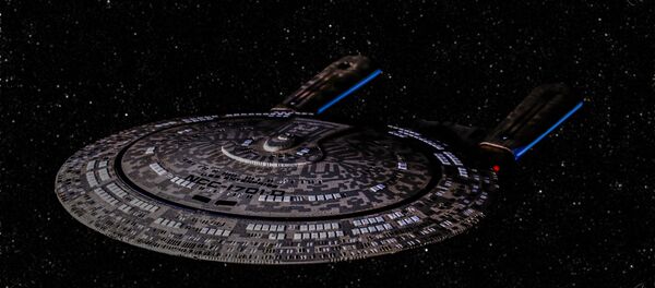 USS Enterprise-E (NCC-1701-E) in a starfield USS Enterprise-E (NCC-1701-E) in a starfield - Sputnik International