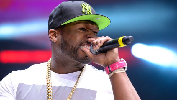 Rapper 50 Cent performs at the 2015 Hot 97 Summer Jam at MetLife Stadium - Sputnik International
