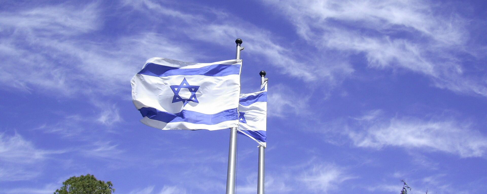 Israeli flag at Herzl Mount, Jerusalem - Sputnik International, 1920, 19.10.2023