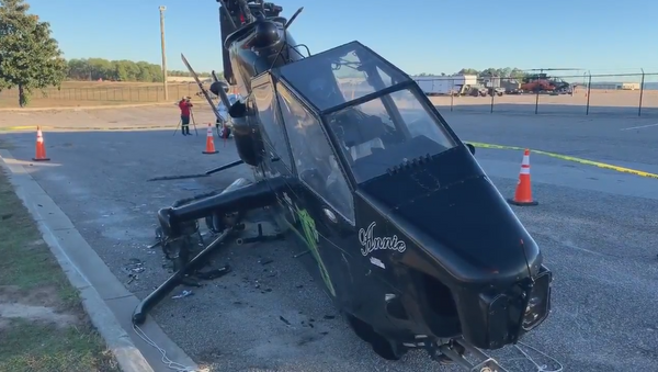 Sober or slammer! The driver who wrecked into this helicopter was arrested for DUI! This holiday season, drink responsibly!!!!!!!! - Sputnik International