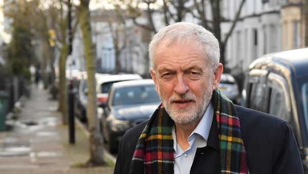 Britain's Labour Party leader Jeremy Corbyn is seen near his home in London, Britain, December 14, 2019 - Sputnik International