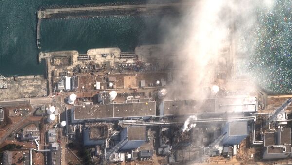 The Fukushima Daiichi Nuclear Power Plant is seen after an explosion, in this handout satellite image taken March 14, 2011 and released on December 24, 2019 by Maxar Technologie - Sputnik International