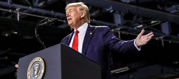U.S. President Donald Trump speaks during a campaign rally in Battle Creek, Michigan, U.S., December 18, 2019 - Sputnik International