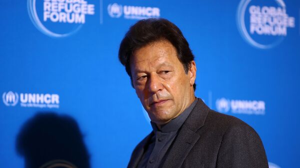 Pakistan's Prime Minister Imran Khan arrives for the Global Refugee Forum at the United Nations in Geneva, Switzerland, December 17, 2019 - Sputnik International