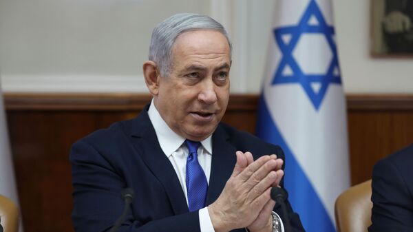 Israeli Prime Minister Benjamin Netanyahu attends the weekly cabinet meeting in Jerusalem, Israel, December 29, 2019 - Sputnik International