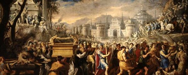 Domenico Gargiulo's David bearing the Ark of testament into Jerusalem - Sputnik International