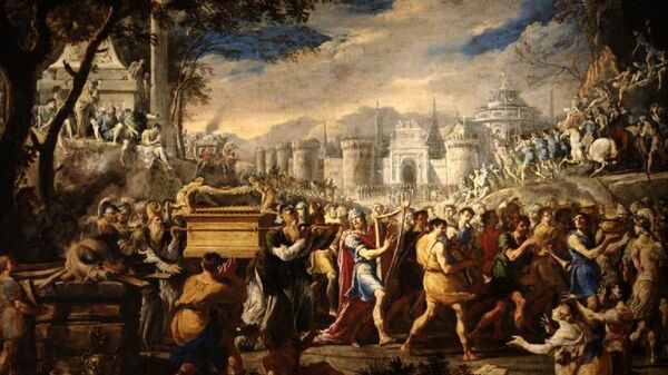 Domenico Gargiulo's David bearing the Ark of testament into Jerusalem - Sputnik International
