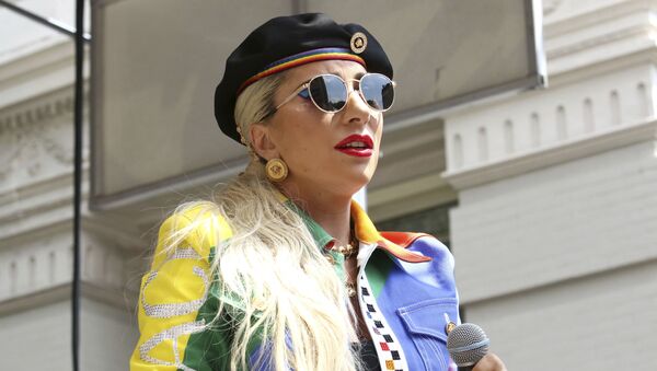 Lady Gaga participates in the second annual Stonewall Day honoring the 50th anniversary of the Stonewall riots, hosted by Pride Live and iHeartMedia, in Greenwich Village on Friday, June 28, 2019, in New York. - Sputnik International