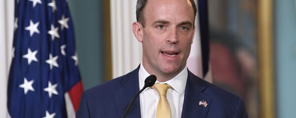 Britain's Foreign Secretary Dominic Raab Britain's Foreign Secretary Dominic Raab - Sputnik International