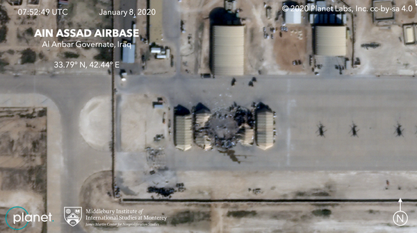Satellite Photos Allegedly Show Damage on US Iraqi Airbase from Iranian Missiles Satellite Photos Allegedly Show Damage on US Iraqi Airbase from Iranian Missiles - Sputnik International