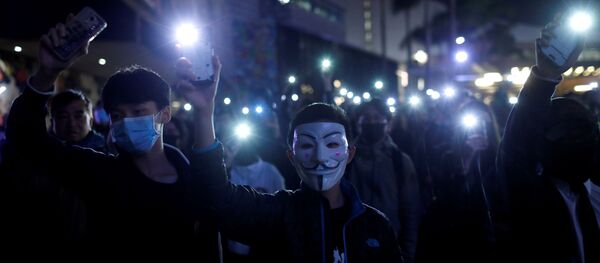 Anti-government protest in Hong Kong - Sputnik International