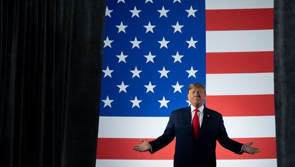 US President Donald Trump at Huntington Centre in Toledo, Ohio - Sputnik International