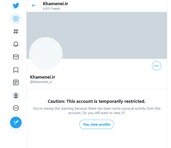 Iranian Supreme Leader's Twitter Account Temporarily Restricted - Sputnik International