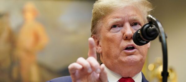 U.S. President Donald Trump speaks during an event to announce proposed rollbacks to the National Environmental Policy Act regulations in the Roosevelt Room of the White House in Washington, U.S., January 9, 2020. - Sputnik International