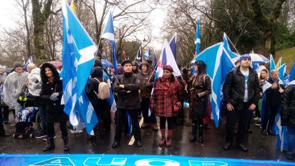 Pro-independence march held in Glasgow, Scotland on 11 Januray, 2020 - Sputnik International