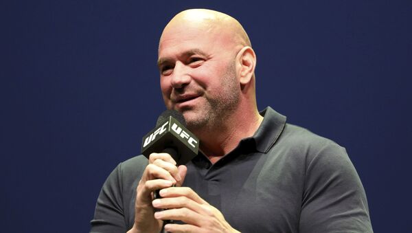 Dana White speaks at a news conference for the UFC 244 mixed martial arts event, Thursday, Sept. 19, 2019, in New York.  - Sputnik International