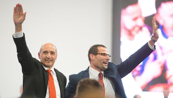 Labour party leader candidates Chris Fearne (L) and Robert Abela (R) - Sputnik International
