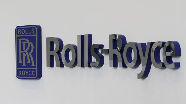 A Rolls-Royce logo in Prince George, Va. - Sputnik International