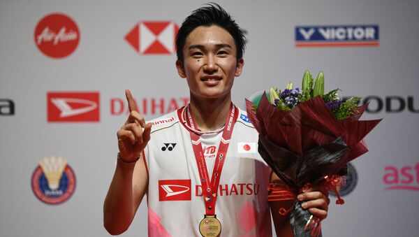 Japan's Kento Momota at the Malaysia Open badminton tournament in Kuala Lumpur  - Sputnik International